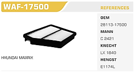 HAVA FİLTRESİ HYUNDAI MAXRIX