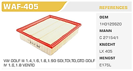 HAVA FİLTRESİ VW GOLF III 1.4,1.6,1.8,1.9D SDI,TDI,TD,GTD GOLF  IV 1.6,1.8 VENTO