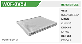 POLEN FİLTRESİ  FORD FIESTA VI  - COURIER 2016>