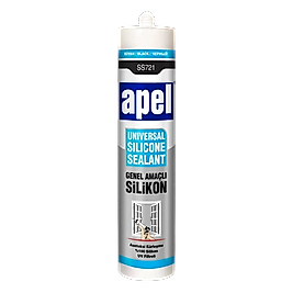 APEL GENEL AMAÇLI SİLİKON SİYAH SS721 – 250 ml / 280 g