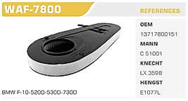 HAVA FİLTRESİ BMW F-10-520D-530D-730D