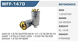YAKIT FİLTRESİ AUDI A3 1.9 TDI QUATTRO 96-01 A4 1.9 TDI 95-04 A4  AVANT 1.9 TDI 2.0 SEAT LEON  1.9 SDI TDI TOLEDO  OCTAVIA 1.9 TDI VW BORA