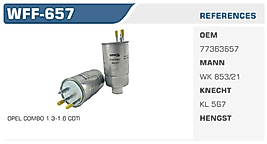 YAKIT FİLTRELERİ ALFA ROMEO 1.9 JTD MITO  FIAT DOBLO 1.9 JTD LINA GRANDE PUNTO STILO