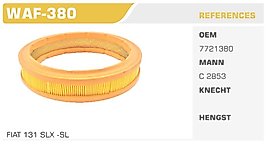 HAVA FİLTRESİ FIAT 131 SLX -SL