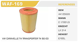 VW CARAVELLE T4, TRANSPORTER T4 (90-03)