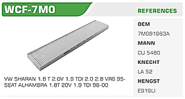 POLEN FİLTRESİ FORD GALAXY I 1.9 TDI 2.0İ-2.3 16V-2.8İ V6 4X4 (95 06)