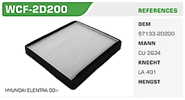 POLEN FİLTRESİ  HYUNDAI ELENTRA 00>