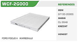 POLEN FİLTRESİ HYUNDAI SONATO SANTA FE