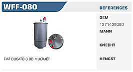 YAKIT FİLTRESİ FIAT DUCATO 3.0D MULTIJET