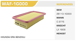 HAVA FİLTRESİ HYUNDAI ERA BENZINLI