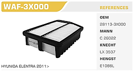 HAVA FİLTRESİ HYUNIDA ELENTRA 2011>