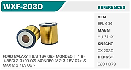 YAĞ FİLTRESİ FORD GALAXY II 2.3 16V 06> MONDEO III 1.8 1.8SCİ 2.0 (00-07) MONDEO IV 2.3 16V 07> S MAX 2.3 16V 06>