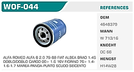 YAĞ FİLTRESİ ALFA ROMEO ALFA 147 1.9JTD 156 1.9 JTD 2.4  JTD (00-06) ALFA 166 2.4 JTD (00-02) FIAT BRAVA  1.9 DOBLO-DUCATO-MAREA-STILO-STRADA
