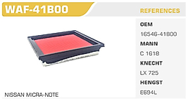 HAVA FİLTRESİ NISSAN MICRA-NOTE
