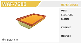 HAVA FİLTRESİ FİAT EGEA Y.M