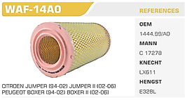 HAVA FİLTRESİ FIAT DUCATO 2002 2.0İ-2.0JTD -2.3JTD-2.8JTD  (02-06) DUCATO 94 1.9TDI -2.0-2.0 JTD-2.5 JTD 2.8D-2.8İTGD 94-02