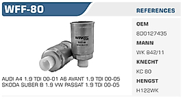 YAKIT FİLTRESİ AUDI A4 1.9 TDI 00-01 A6 AVANT 1.9 TDI 00-05  SKODA SUBER B 1.9 VW PASSAT 1.9 TDI 00-05