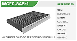 VW CRAFTER 30-30-50 2E 2.5 TDI 06-(KARBONLU) - MERCEDES SPRINTER II Y.M (KARBONLU)