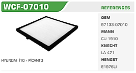 POLEN FİLTRESİ HYUNDAI  İ10 - PİCANTO