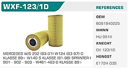 YAĞ FİLTRESİ MERCEDES W/S 202 (93-01) W124 (93-97) G  KLASSE 89> W140 S KLASSE (91-98) SPRINTER I  901 - 902 - 903 - W461-463 G KLASSE 89>