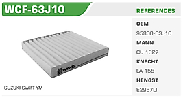 POLEN FİLTRESİ  FIAT SEDICI-HONDA JAZZ